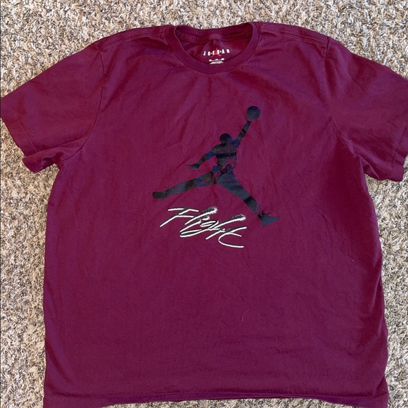 Nike Other - Nike Burgundy Jumpman Men's T-Shirt